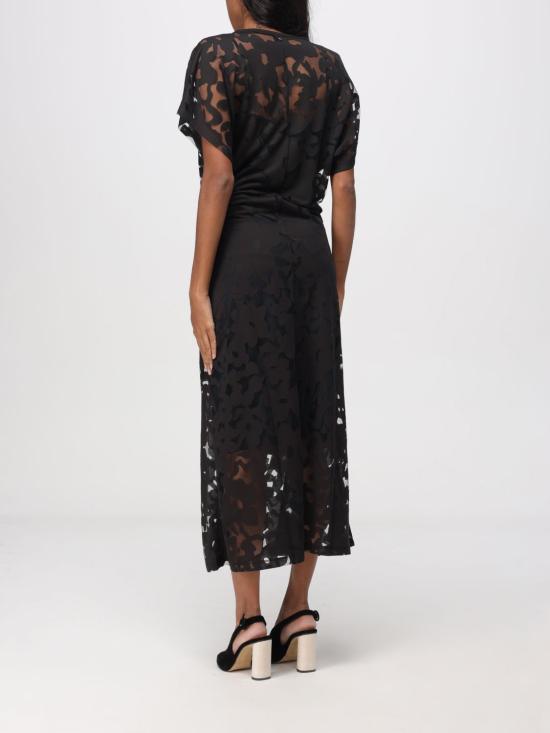 25FW 보스 롱 원피스 50543468 001 Black - BOSS