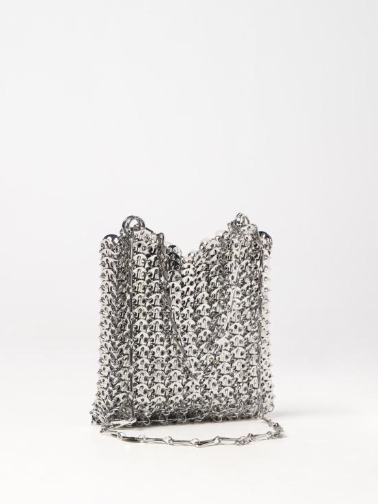 26SS 파코라반 토트백 19ESS0007MET001 P040 Silver - PACO RABANNE