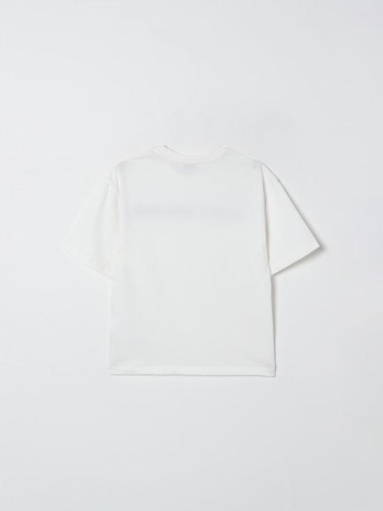 25FW [키즈] 마크제이콥스 티셔츠 W60644 126 Ivory - MARC JACOBS