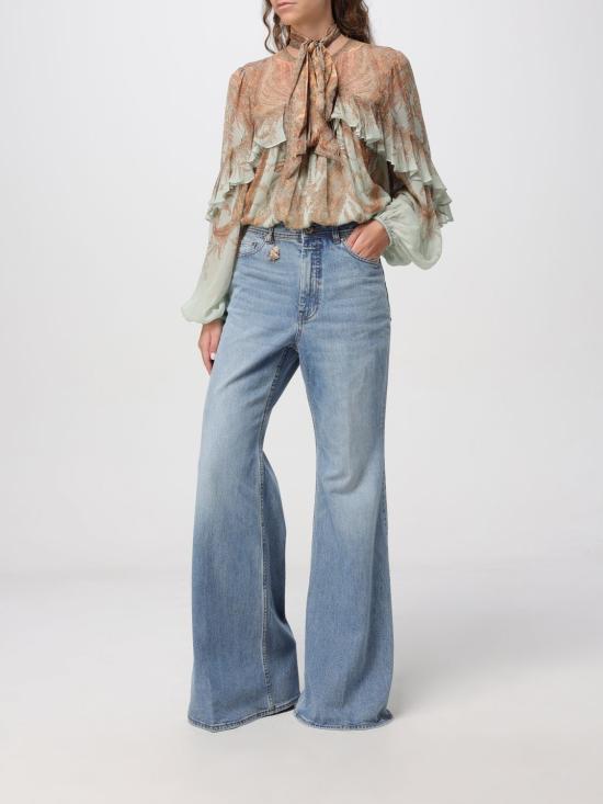 25FW 짐머만 데님 팬츠 4757PF25R DWBL Blue - ZIMMERMANN