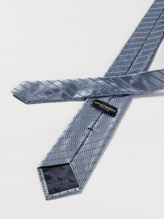 25FW 엠포리오 아르마니 넥타이 EM001344TE16545 F9058 Sky Blue - EMPORIO ARMANI