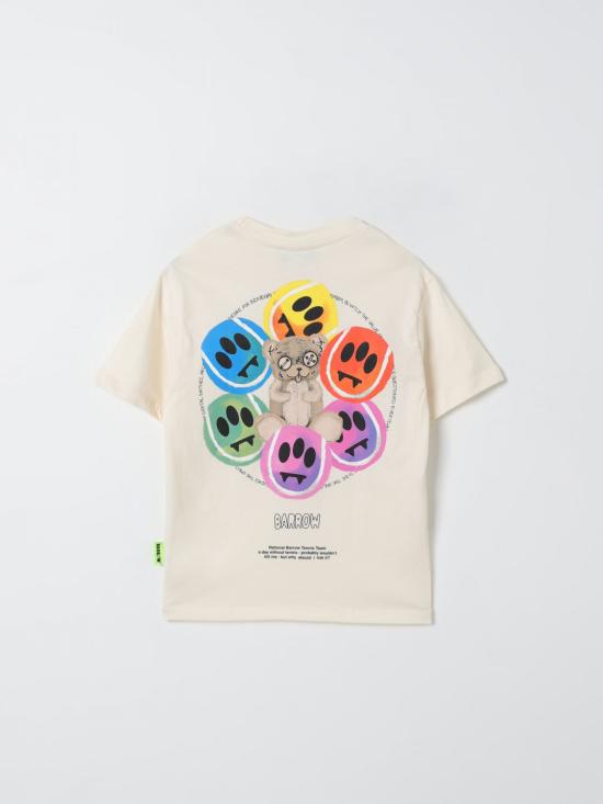 25FW [키즈] 바로우 티셔츠 F5BKJGTH212 013 Cream - BARROW
