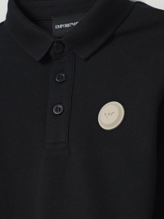 25FW [키즈] 엠포리오 아르마니 폴로 셔츠 EB000760AF16641 UB118 Navy - EMPORIO ARMANI