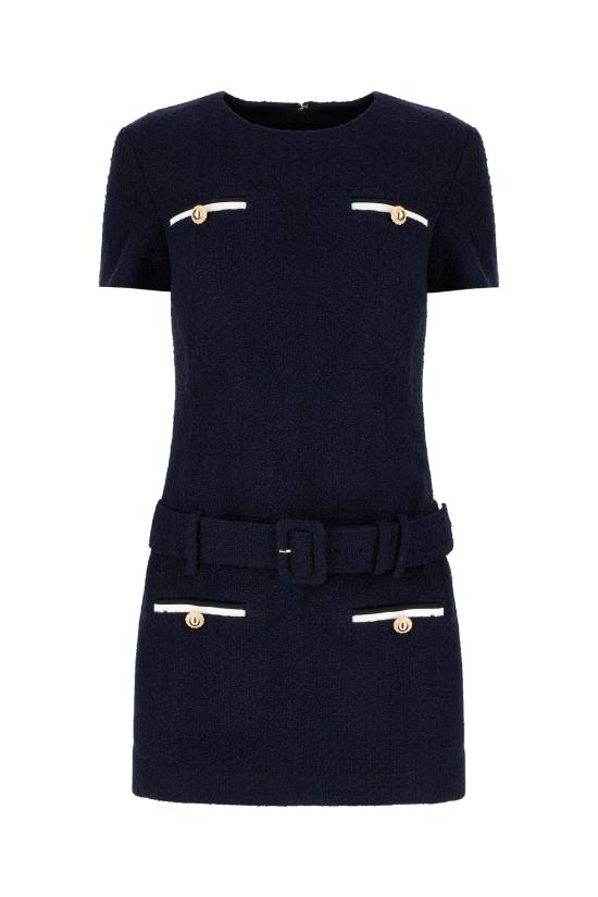 25FW 셀프 포트레이트 원피스 PF25034SBL BLUE