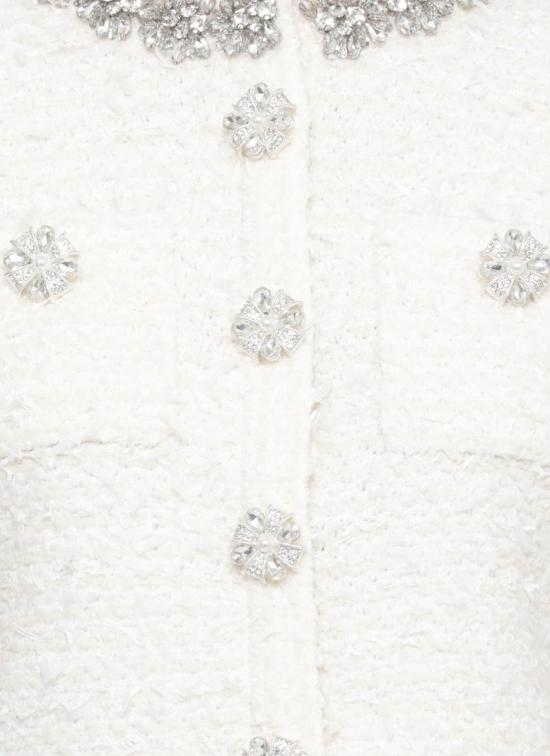 25FW 셀프 포트레이트 가디건 AW25028JCCREAM TEXTUREDCREAM Beige - SELF PORTRAIT