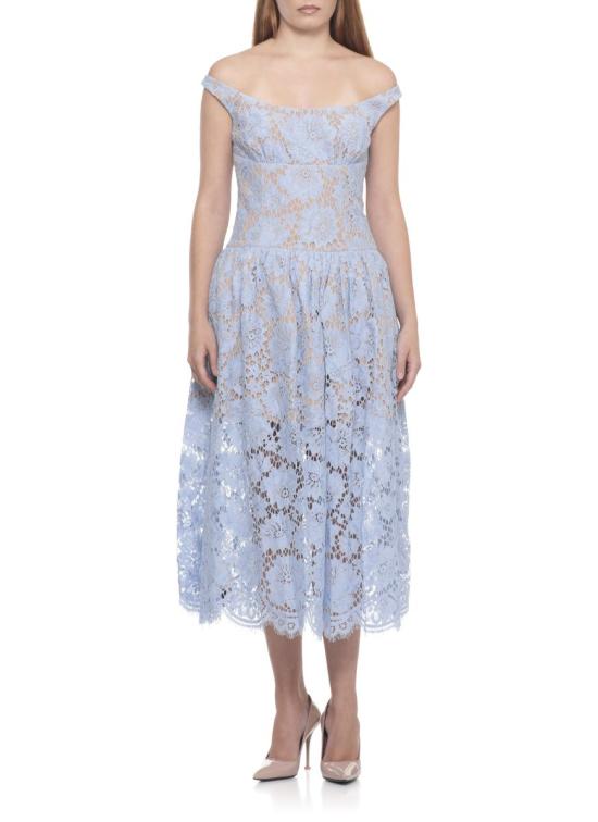 25FW 셀프 포트레이트 원피스 AW25088MABLBLUE FLORAL LACEBLUE - SELF PORTRAIT