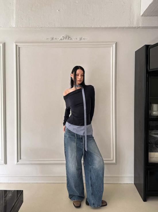  더 엔케이씨 스토어 블라우스 Nkc 스토어 에머리 탑 - The NKC Store