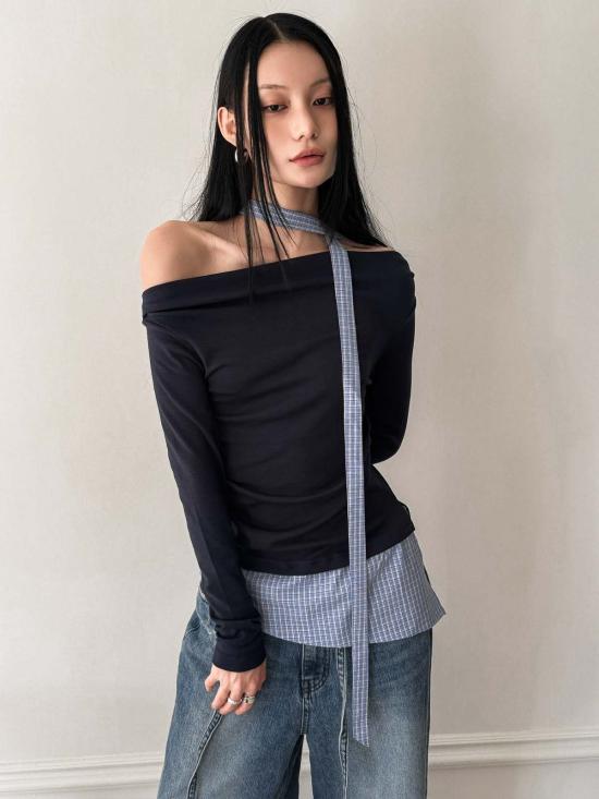  더 엔케이씨 스토어 블라우스 Nkc 스토어 에머리 탑