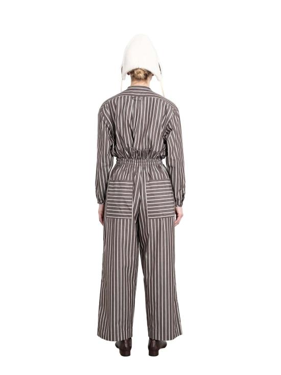  코울리 스튜디오 스트레이트 팬츠 콜리 스튜디오 루나 트라우저 바크/내추럴 스트라이프 - CAWLEY STUDIO