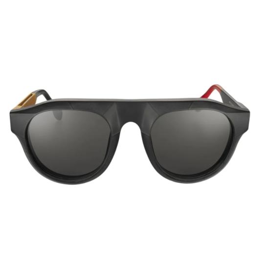 26SS 바이센 선글라스 JOE JS 1 BLACK MATTE FRAME AND GOL - VYSEN