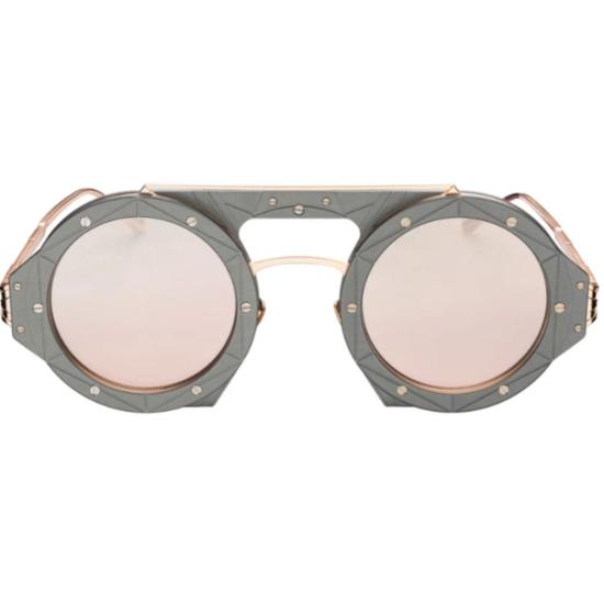 26SS 바이센 선글라스 ASTRA AS 3 SHINY ROSE GOLD AND MILIT