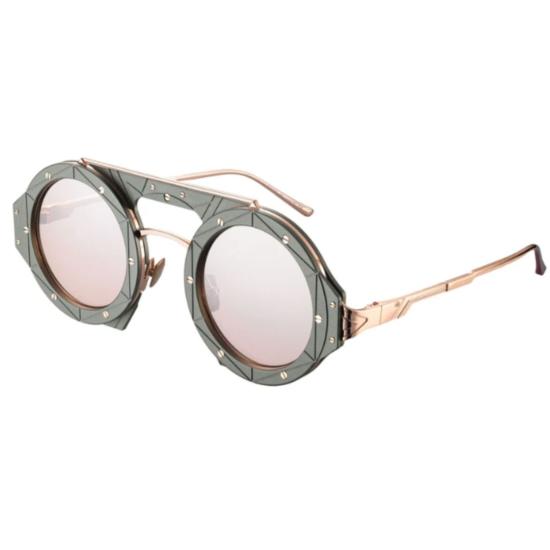 26SS 바이센 선글라스 ASTRA AS 3 SHINY ROSE GOLD AND MILIT - VYSEN