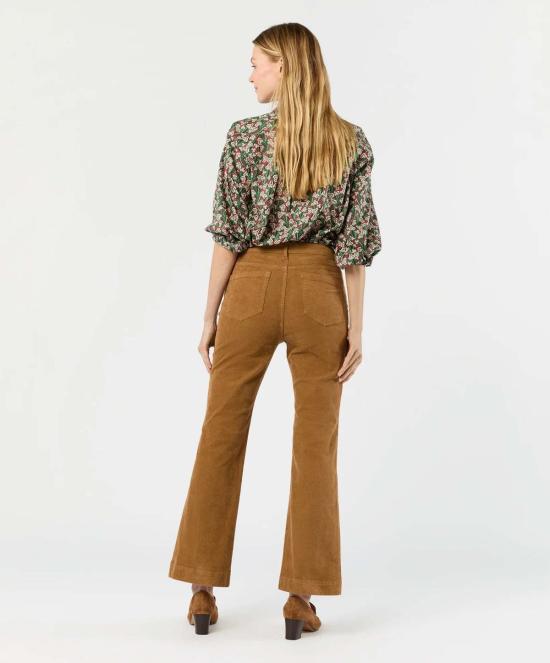  앤 매쉬번 데님 팬츠 켄달 플레어 5 포켓 진 - ANN MASHBURN