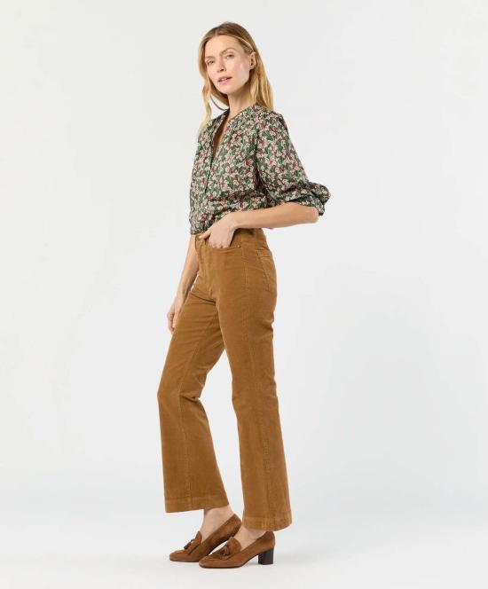  앤 매쉬번 데님 팬츠 켄달 플레어 5 포켓 진 - ANN MASHBURN