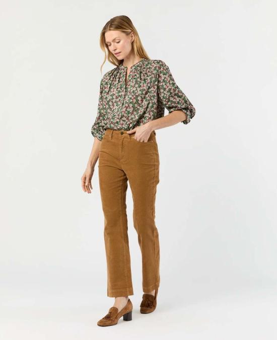  앤 매쉬번 데님 팬츠 켄달 플레어 5 포켓 진 - ANN MASHBURN