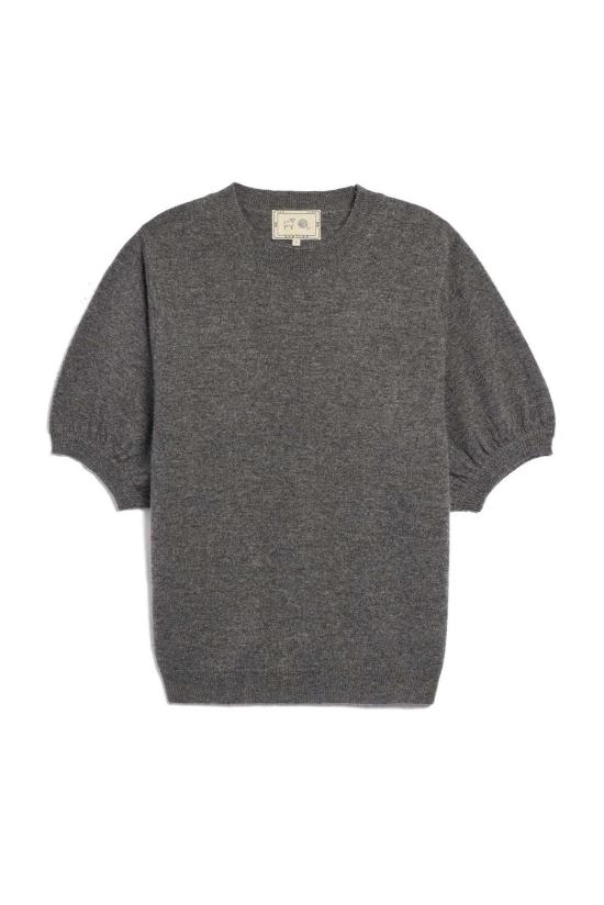  데미리 뉴욕 블라우스 데밀리 틸다 탑 다크 헤더 그레이