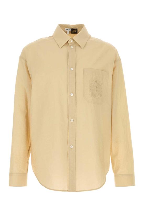 25SS 로에베 긴팔 셔츠 H616Y05X79 LIGHTBEIGE Beige o Tan