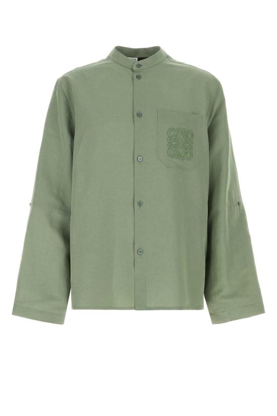 25SS 로에베 긴팔 셔츠 H616Y05X80 SAGE Green