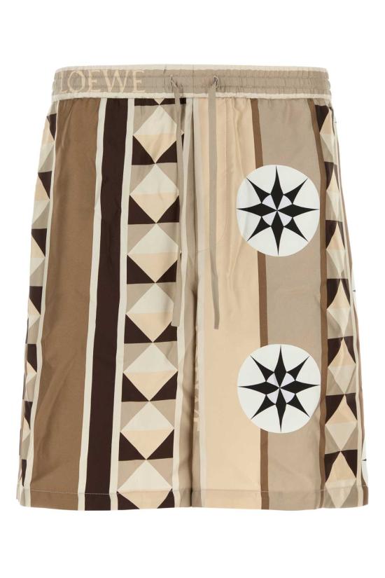 25SS 로에베 숏팬츠 H616Y1AX23 BEIGEMULTICOLOR Printed