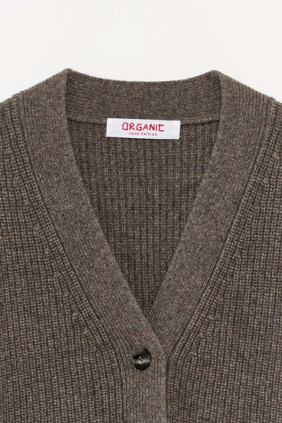  오가닉 바이 존 패트릭 가디건 존 패트릭 오가닉 리브드 카디건 오터 - ORGANIC BY JOHN PATRICK