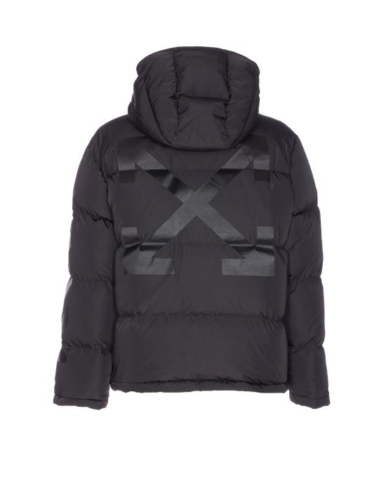 25FW 오프화이트 숏패딩 OMED066F25FAB001 1010 BLACK BLACK - OFF WHITE