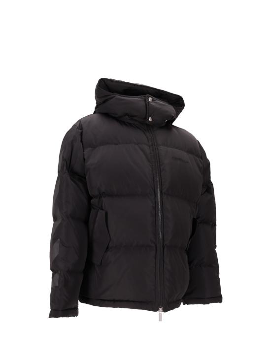 25FW 오프화이트 패딩 OMED066F25FAB001 1010 BLACK BLACK - OFF WHITE