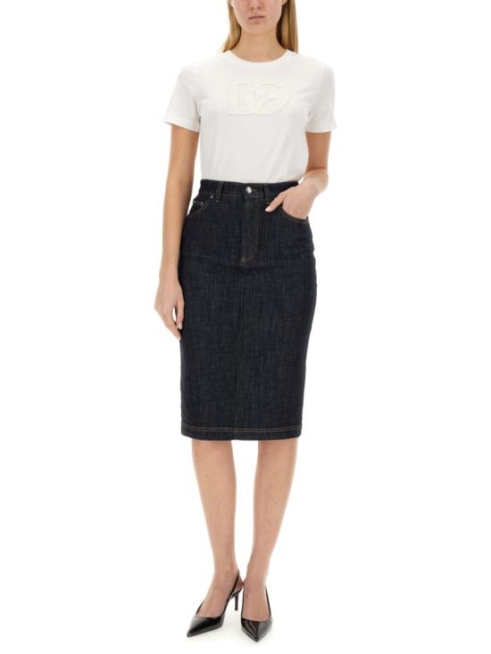  돌체앤가바나 반팔 티셔츠 F8M68Z GDB9OW0800 Black - DOLCE & GABBANA