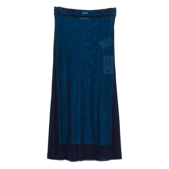 25FW 오프화이트 스커트 OWCW00LF25JE R001 4870 BLUE