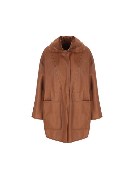 25FW 막스마라 Pirenei 코트  2521416015600001 AI25 Brown - MAX MARA