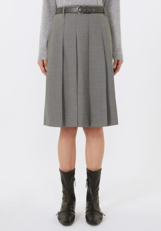 25FW 막스마라 스커트 2526106042600010 GRIGIO MEDIO GREY - MAX MARA