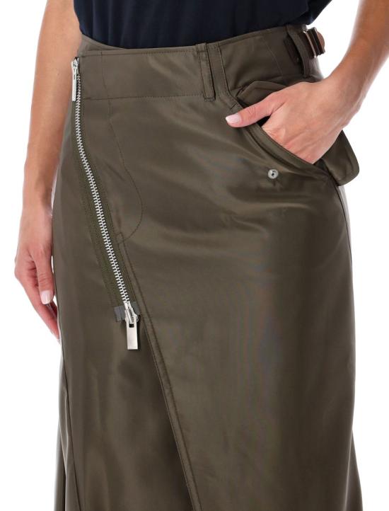 25FW 사카이 스커트 25A2508157 531 DARK KHAKI - SACAI