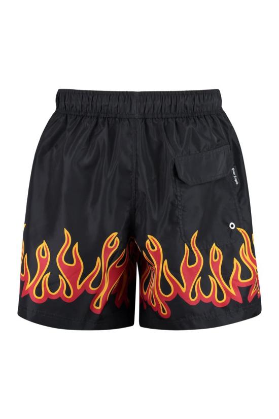 25SS 팜앤젤스 스윔팬츠 PMFA011F22FAB001 1025 Black - PALM ANGELS