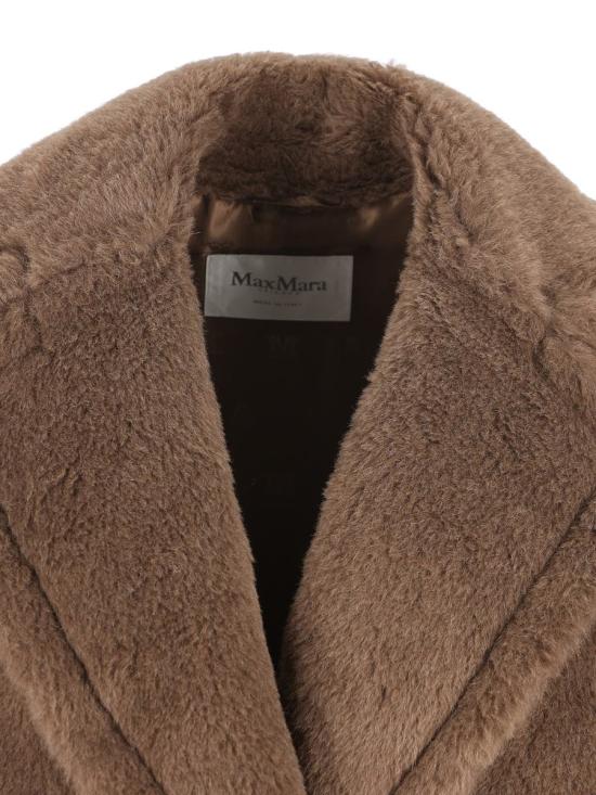 25FW 막스마라 테디 알파카 울 더블브레스트 베스트  2521276253600004 AI25 BRONZE BROWN - MAX MARA