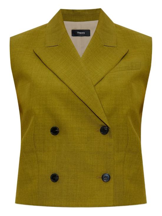 25FW 띠어리 베스트 P0605101 62440 U86 AVOCADO GREEN