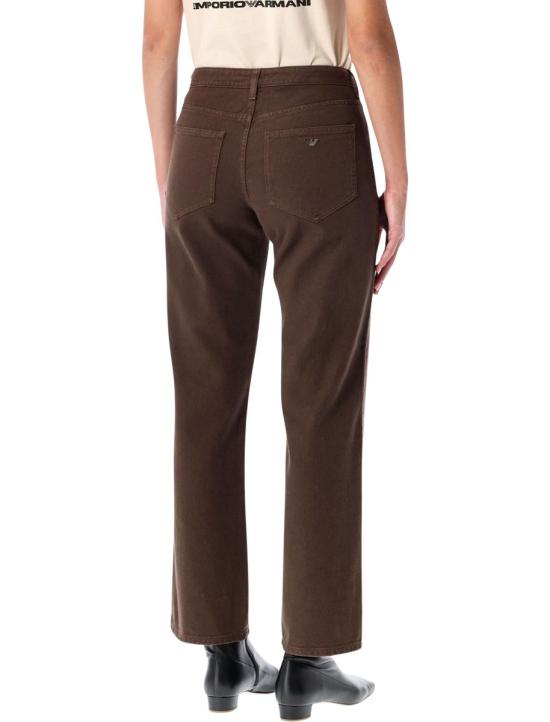 25FW 엠포리오 아르마니 데님 팬츠 25AEW001313AF19671 U6279 BROWN - EMPORIO ARMANI