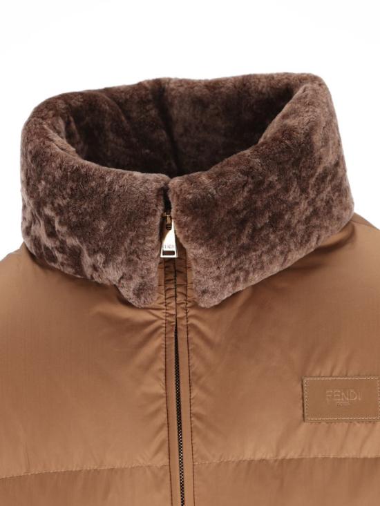 25FW 펜디 숏패딩 FAN214AT8VF1T6O AI25 CAMEL25 - FENDI