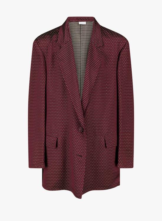 25FW 드리스 반 노튼 수트 자켓 2520104302350 62497 358 BURGUNDY RED