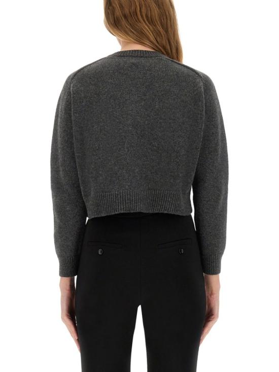 25FW 파투 JP INTARSIA JP 인타르시아 울 캐시미어 가디건 KN281 8064964G Grey - PATOU
