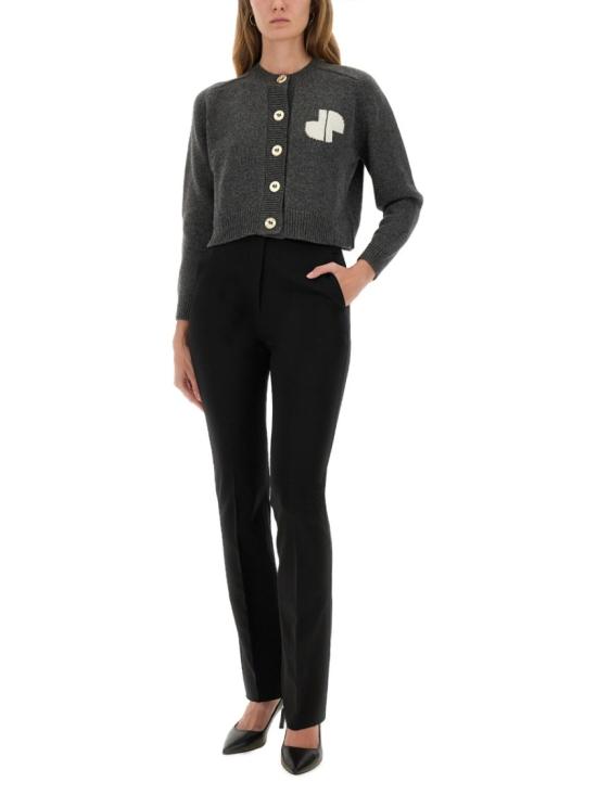 25FW 파투 JP INTARSIA JP 인타르시아 울 캐시미어 가디건 KN281 8064964G Grey - PATOU