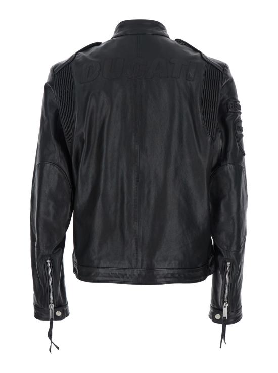 25FW 디스퀘어드2 가죽 자켓 S71AN0650SX9749900 Black