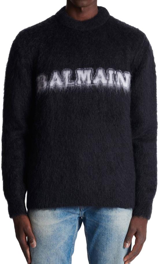  발망 스웨터 BH0KD000KF38EAB BLACK - BALMAIN