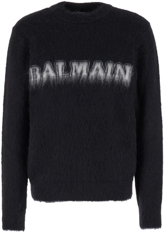  발망 스웨터 BH0KD000KF38EAB BLACK - BALMAIN