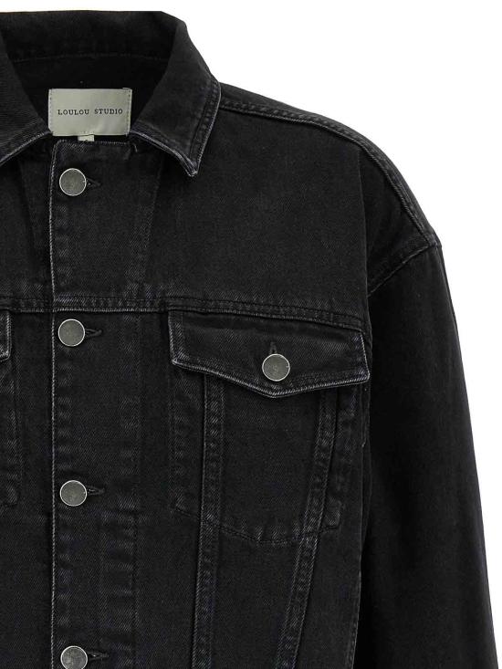  루루 스튜디오 수트 자켓 DAVEWASHEDGREY Black - LOULOU STUDIO