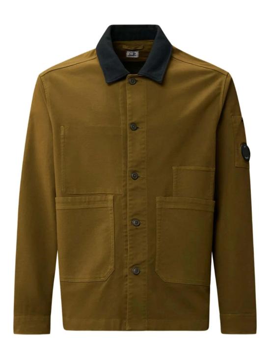  씨피 컴퍼니 셔츠 C.P. 컴퍼니 코튼/나일론 더블 새틴 오버