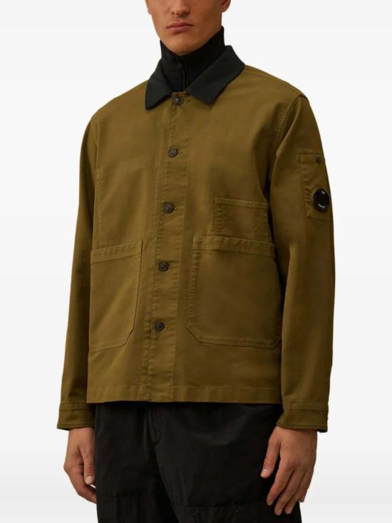  씨피 컴퍼니 셔츠 C.P. 컴퍼니 코튼/나일론 더블 새틴 오버 - C.P. COMPANY