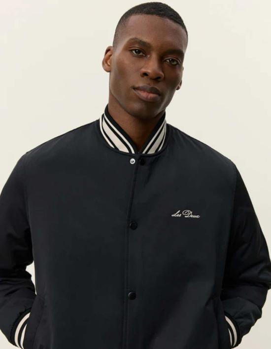  레듀 봄버 자켓 Les Deux Varsity Tech Jacket 블랙 - LES DEUX