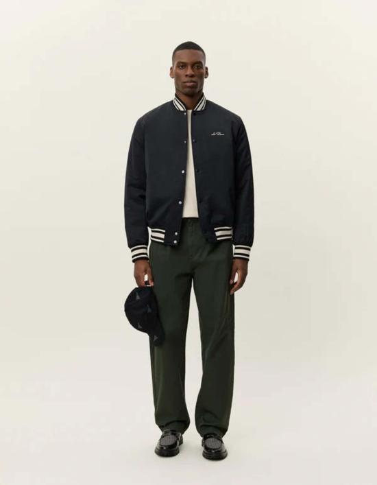  레듀 봄버 자켓 Les Deux Varsity Tech Jacket 블랙 - LES DEUX