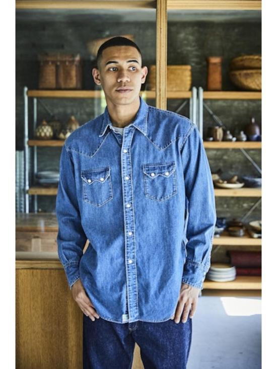  오어슬로우 데님 셔츠 오 슬로우 데님 웨스턴 - ORSLOW