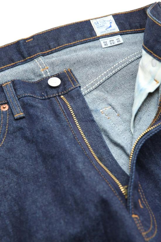  오어슬로우 데님 팬츠 Orslow 100 슈퍼 대드핏  팬츠 원워시 - ORSLOW