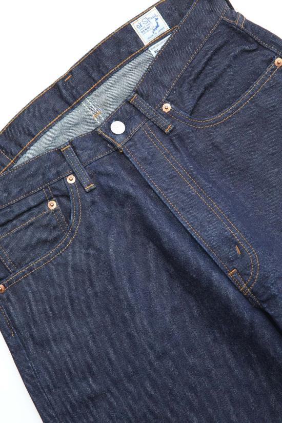  오어슬로우 데님 팬츠 Orslow 100 슈퍼 대드핏  팬츠 원워시 - ORSLOW